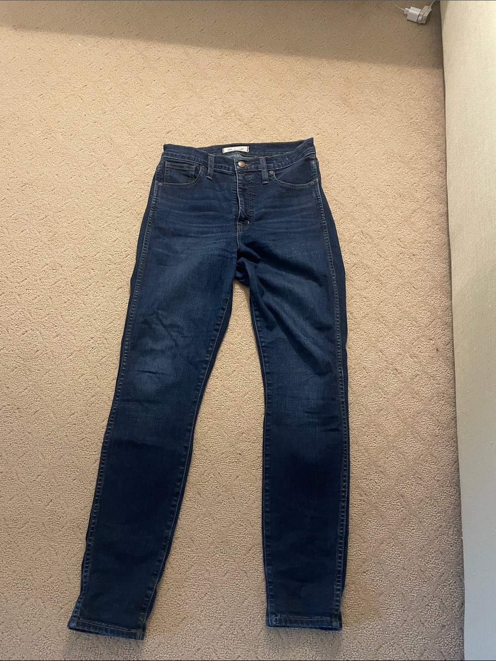 Madewell Dark Blue Skinny Jeans